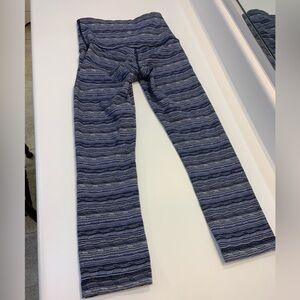 Lululemon leggings striped size 0 compression pants